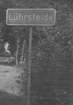 Photo of Lührsfelde road sign.